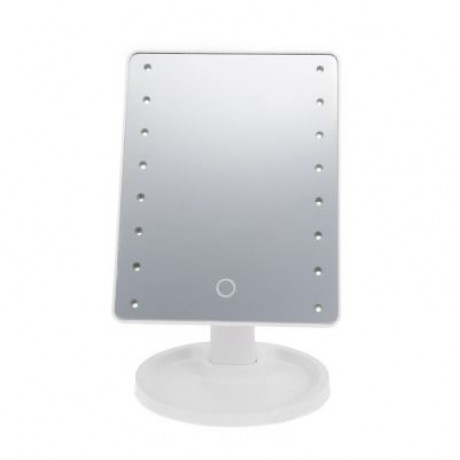 LED Large Touch Screen Makeup Mirror (WHITE)