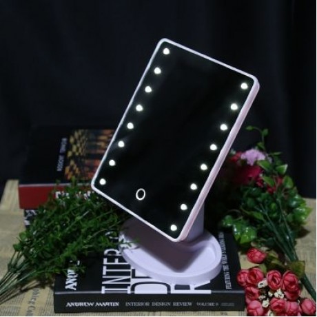 LED Large Touch Screen Makeup Mirror (WHITE)