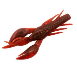HONOREAL 7.5CM SHRIMP SHAPE SOFT BAIT FISHING LURE 3PCS  (RED WITH BLACK)