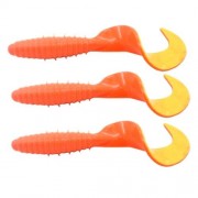HONOREAL 8.5CM ARTIFICIAL BAIT FISHING LURES 3PCS  (ORANGE)