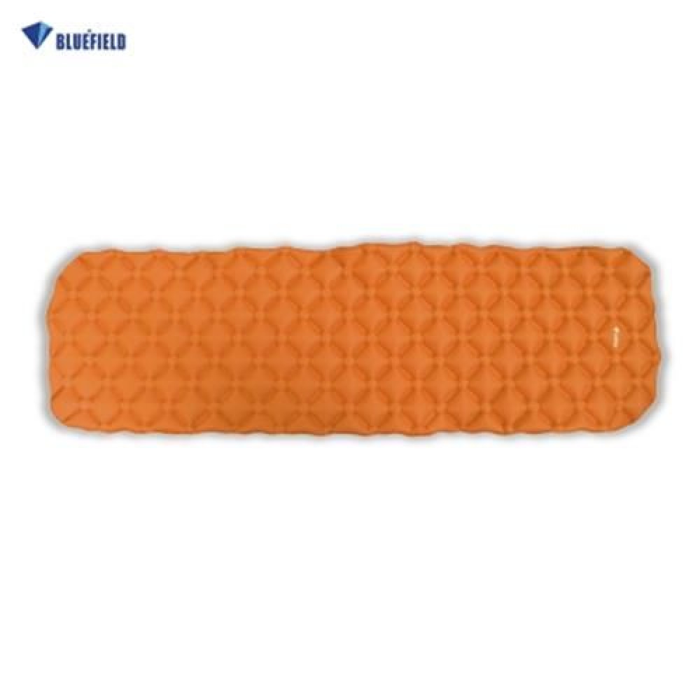 BLUEFIELD OUTDOOR CAMPING MAT PAD BED SLEEPING AIR MATTRESS (ORANGE)