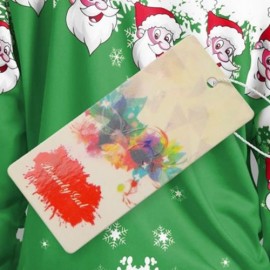 CHRISTMAS PLUS SIZE SANTA CLAUS SKEW COLLAR SWEATSHIRT (GREEN)