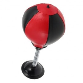 DESKTOP PUNCHING BAG SPEED BALL TOY (BLACK AND RED)