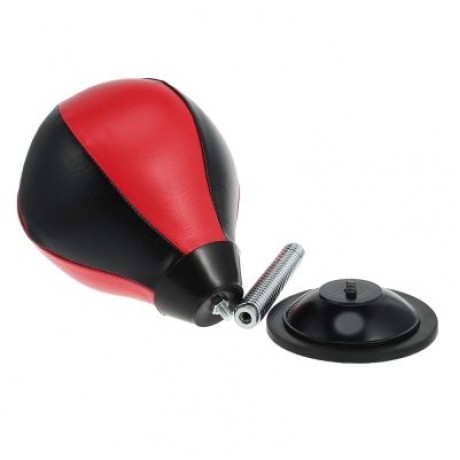 Desktop Punching Bag Speed Ball Toy (BLACK AND RED)