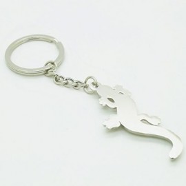 CREATIVE LIZARD PENDANT KEY CHAIN (SILVER)
