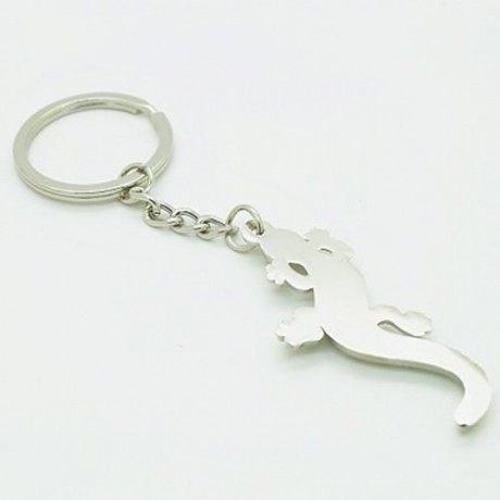 CREATIVE LIZARD PENDANT KEY CHAIN (SILVER)
