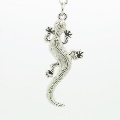 CREATIVE LIZARD PENDANT KEY CHAIN (SILVER)