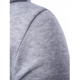 KANGAROO POCKET FULL ZIP FLOCKING HOODIE (GRAY)