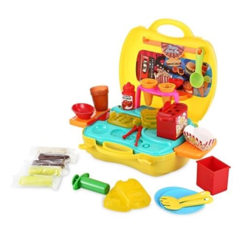 BOWA SUITCASE TOY KIDS PLAY DOUGH CINEMA SNACK BAR (COLORMIX)