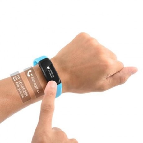 UP9 BLOOD PRESSURE HEART RATE MONITOR SMART BRACELET (LIGHT BLUE)