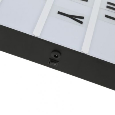 LED Color Changing DIY Letter Combination Light Box (BLACK)