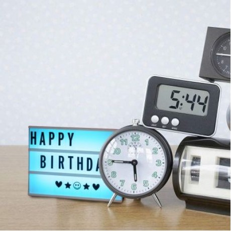 LED Color Changing DIY Letter Combination Light Box (BLACK)