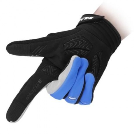 SAHOO PAIRED UNISEX TOUCHABLE SCREEN CYCLING GLOVES (BLUE)