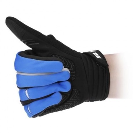 SAHOO PAIRED UNISEX TOUCHABLE SCREEN CYCLING GLOVES (BLUE)