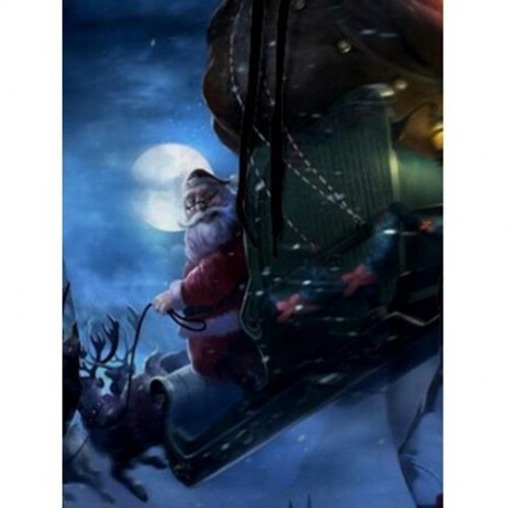 CHRISTMAS EVE SANTA CLAUSE CHRISTMAS HOODIE (COLORMIX)