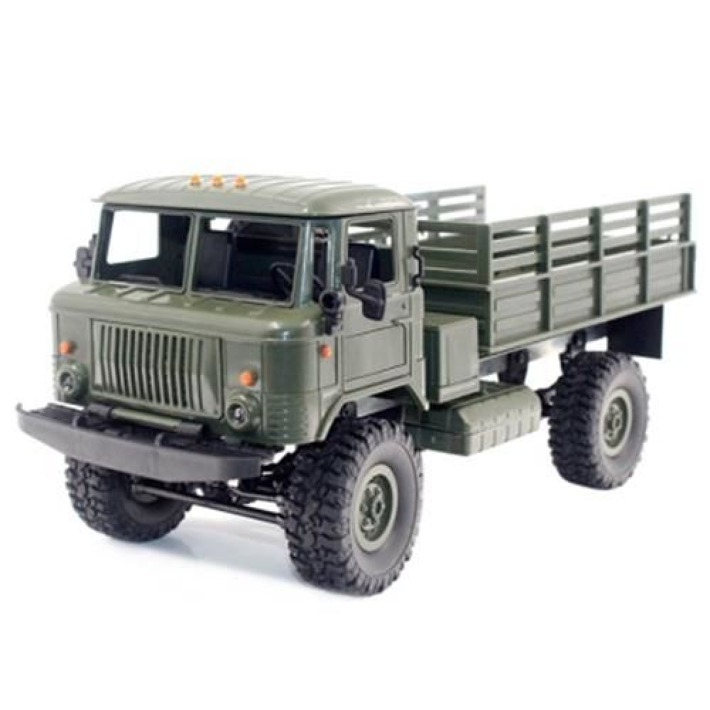 WPL B - 24 1:16 2.4G MINI OFF-ROAD RC MILITARY TRUCK RTR FOUR-WHEEL DRIVE / 10KM/H MAXIMUM WPL B - 24 1:16 2.4G MINI OFF-ROAD RC MILITARY TRUCK RTR FOUR-WHEEL DRIVE / 10KM/H MAXIMUM