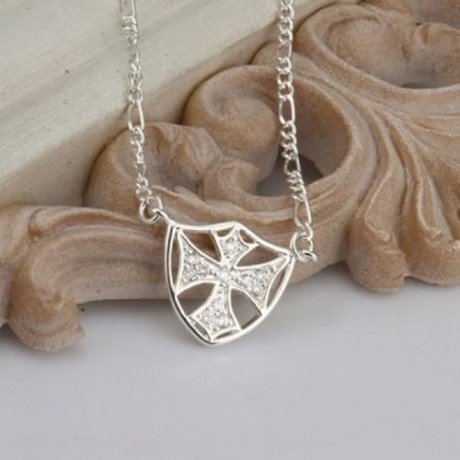 CHIC CROSS SHAPE HOLLOW OUT SOLID COLOR WOMEN'S ANKLET (WHITE)