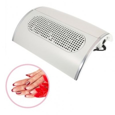 3 Fans Nail Dust Collector Beauty Machine (WHITE)