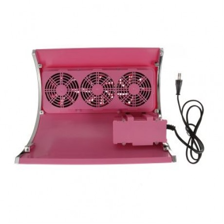 3 Fans Nail Dust Collector Beauty Machine (PINK)