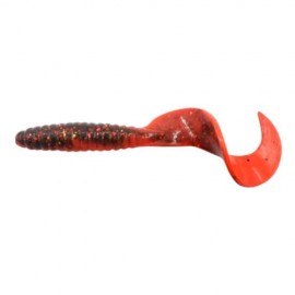 HONOREAL 8.5CM BASS SOFT FISHING LURE 3PCS  (RED)