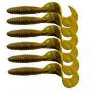 HONOREAL 6.5CM BASS LURE FOR DEEP AND SHALLOW WATER FISHING BAITS 6PCS  (COPPER COLOR)