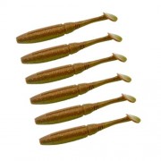 HONOREAL 5CM BASS SOFT PLASTIC BAIT FRESHWATER AND SALTWATER SHRIMP FLAVOUR FISHING LURE 6