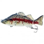ABS MATERIAL 4 SECTION SWIMBAIT HARD MULTI JOINTED FISHING LURE BAIT FOR BASS TROUT FISHIN