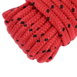 8MM HIGH STRENGTH WOVEN ROPE FOR OUTDOOR CLIMBING (RED)