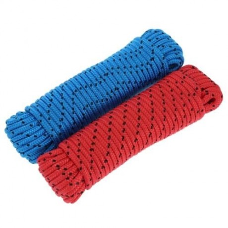 8MM HIGH STRENGTH WOVEN ROPE FOR OUTDOOR CLIMBING (RED)