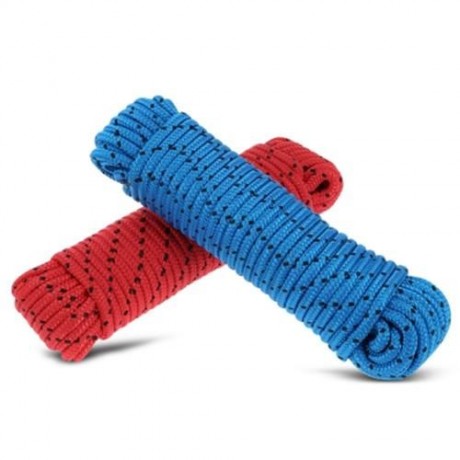 8MM HIGH STRENGTH WOVEN ROPE FOR OUTDOOR CLIMBING (RED)