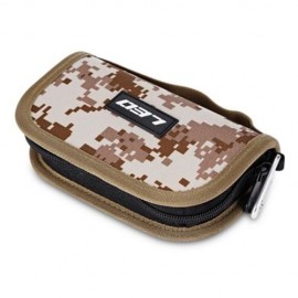 LEO PORTABLE FISHING LURE HOOK BAIT POUCH METAL SEQUIN BAG (DESERT CAMOUFLAGE)