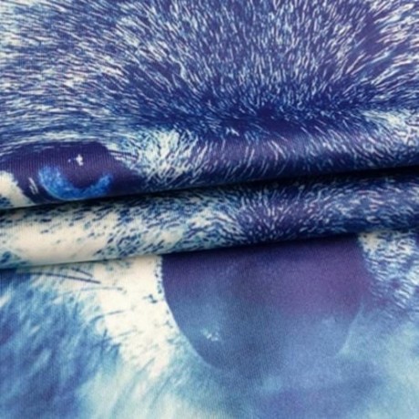 HOODED 3D WOLF PRINT PULLOVER HOODIE (COLORMIX)
