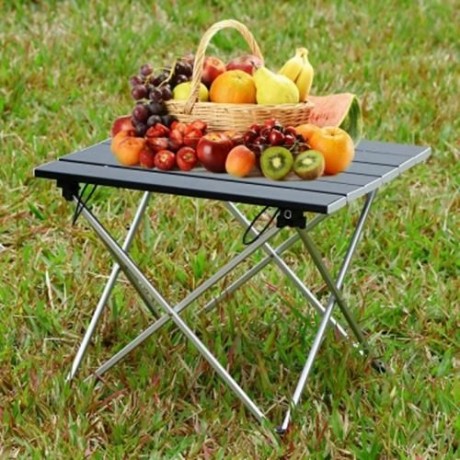 OUTLIFE LIGHTWEIGHT ALUMINUM ALLOY MINI FOLDING TABLE (BLACK)
