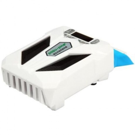 POPU-PINE C5 SUCTION FAN TYPE HEAT SINK NOTEBOOK COOLER FAN LAPTOP RADIATOR - US PLUG (WHI