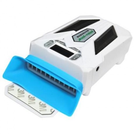 POPU-PINE C5 SUCTION FAN TYPE HEAT SINK NOTEBOOK COOLER FAN LAPTOP RADIATOR - US PLUG (WHI