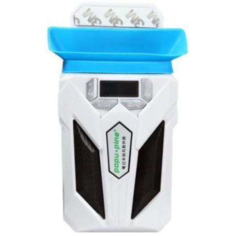 POPU-PINE C5 SUCTION FAN TYPE HEAT SINK NOTEBOOK COOLER FAN LAPTOP RADIATOR - US PLUG (WHI