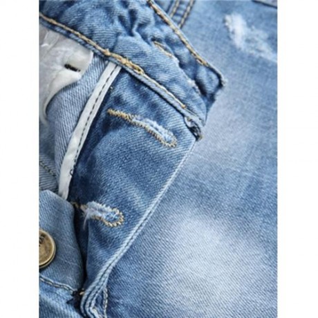 WASHED DESTROYED JEANS (CLOUDY)
