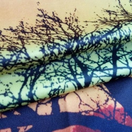 3D DEER SUNRISE PRINT PULLOVER HOODIE (COLORMIX)