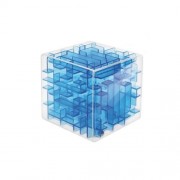 3D LABYRINTH BALL CUBE TOY (BLUE)