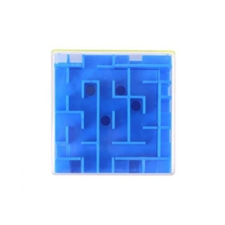 3D LABYRINTH BALL CUBE TOY (BLUE)
