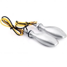 12V 0.3W 12 LEDS TURN SIGNAL LIGHT CORNERING LAMP BLINKER FOR MOTORCYCLE MOTORBIKE - 2PCS