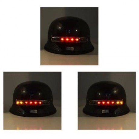 12V 8 LEDS WIRLESS MOTORCYCLE HELMET LED BRAKE TURN SIGNAL LIGHT