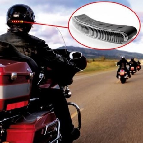 12V 8 LEDS WIRLESS MOTORCYCLE HELMET LED BRAKE TURN SIGNAL LIGHT