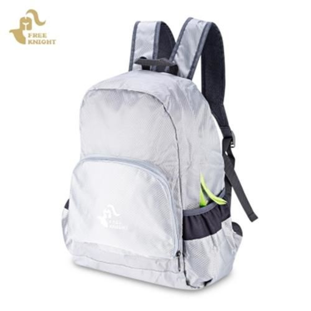 FREE KNIGHT 0729 15L WATER-RESISTANT PORTABLE FOLDING BACKPACK (GRAY)