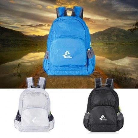 FREE KNIGHT 0729 15L WATER-RESISTANT PORTABLE FOLDING BACKPACK (GRAY)