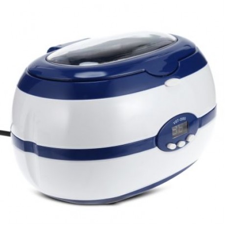 Mini Digital Ultrasonic Cleaner Jewelry Eyeglass Cleaning Machine (BLUE)