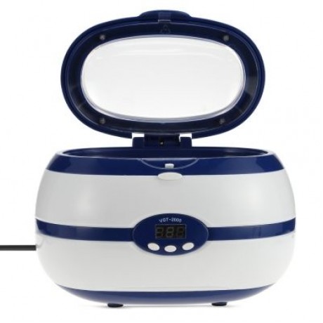 Mini Digital Ultrasonic Cleaner Jewelry Eyeglass Cleaning Machine (BLUE)