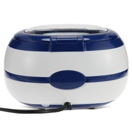 Mini Digital Ultrasonic Cleaner Jewelry Eyeglass Cleaning Machine (BLUE)