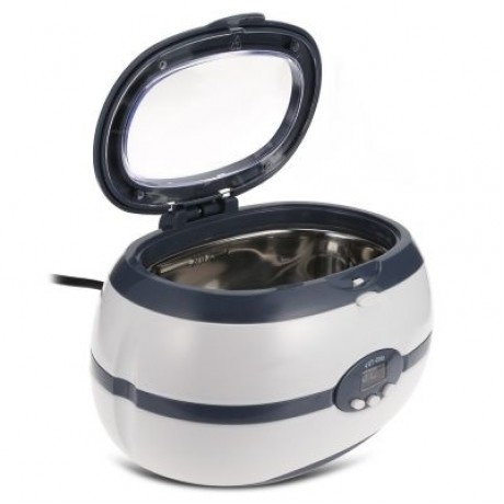 Mini Digital Ultrasonic Cleaner Jewelry Eyeglass Cleaning Machine (GRAY)