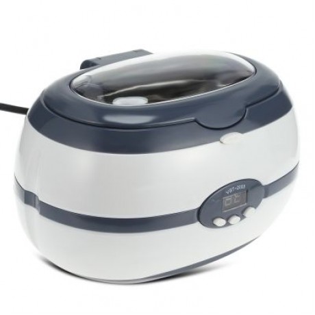 Mini Digital Ultrasonic Cleaner Jewelry Eyeglass Cleaning Machine (GRAY)